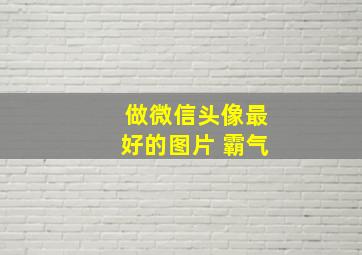 做微信头像最好的图片 霸气